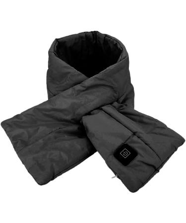 Socobeta USB Heating Neck Pad - Adjustable Heated Scarf & Electric Neckerchief for Winter Warmth - Black - Buy Online on GoSupps.com