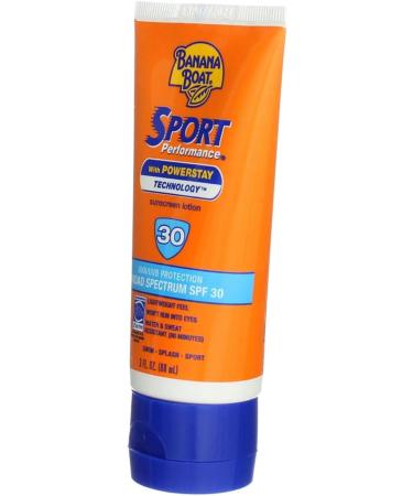 Buy Banana Boat Sport Performance Sunscreen Lotion Travel Size SPF 30 - 3 Oz | Best International Shipping - Buy Online on GoSupps.com