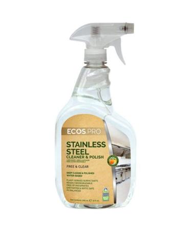 Earth Friendly PL933032 Stainless Steel Cleaner & Polish - 22 Oz