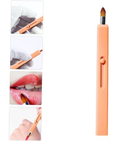 Housoutil 1pc Retractable Lip Brush Makeup Brush Portable Lipstick Applicator Eye Shadow Applicator Lipstick Gloss Applicator Makeup Plastic Travel Cosmetic Accessories - Buy Online on GoSupps.com