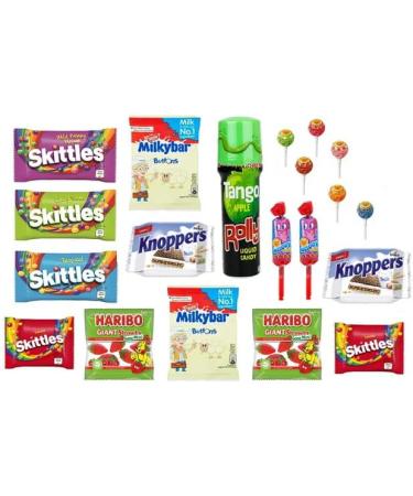 Candy Sweets Hamper Gift Selection Gift Box for Boys Girls Kids All Occasions Birthdays Party Mother's Day Easter Favours - Children's Favourite Set 2 - Buy Online on GoSupps.com