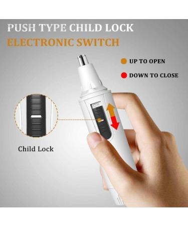 Professional Nose Hair Trimmer for Men & Women Painless Ear & Eyebrow Clipper | Shop Internationally - Buy Online on GoSupps.com