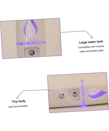 FRCOLOR 1pc Face Moisturizing Sprayer Mini Face Spray Instruments Spray Meter Charge Hydrating Instrument 10.5*3cm White - Buy Online on GoSupps.com