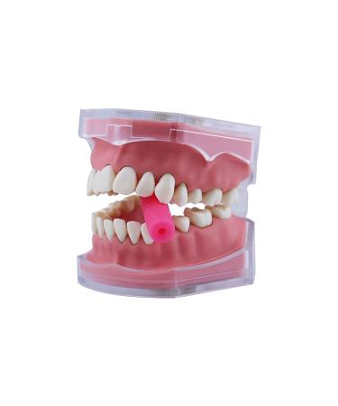 Buy YOUYA Dental Silicone Orthodontic Tooth Aligner Chewies - 6 Pack Cute Grip Handle for Invisible Braces | 3 Flavors - Pink Orange Series - Buy Online on GoSupps.com