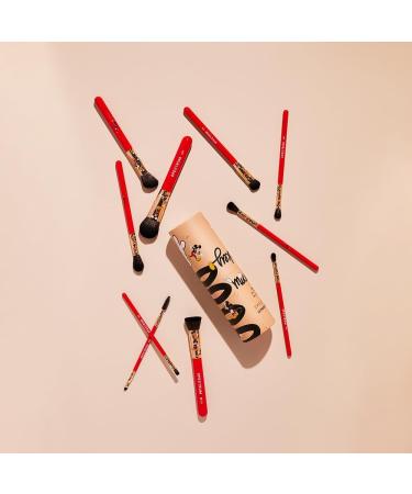 Spectrum Collections Mickey Mouse Make Up Brushes Spectrum Makeup Brushes Set Including Face Eye and Eyebrow Brushes with Soft Synthetic Bristles 10 Piece Official Disney Makeup Brush Set - Buy Online on GoSupps.com