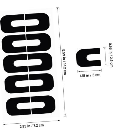 minkissy Nail Polish Protector 400 Sheets tearable Nail Protector Stickers Nail Protective Agent Adhesive Tape Manicure Care Nail Tape Sticker Patch Safety mask Silica Gel 3.00X2.50X0.10CMx4pcs As Shownx4pcs - Buy Online on GoSupps.com