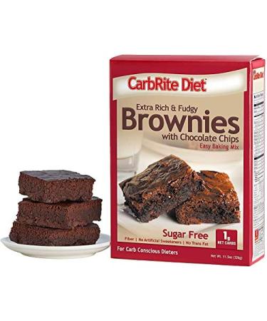 Universal Nutrition Doctor's CarbRite Diet Extra Rich & Fudgy Brownies with Chocolate Chips 11.5 oz (326 g)