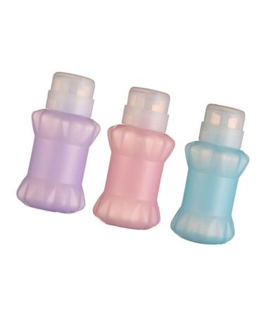 PACKOVE 3pi ces Bouteille De Dissolvant Pour Ongles Verrouillable Plastique Bouteille De Dissolvant Pour Ongles Avec Syst me De Verrouillage