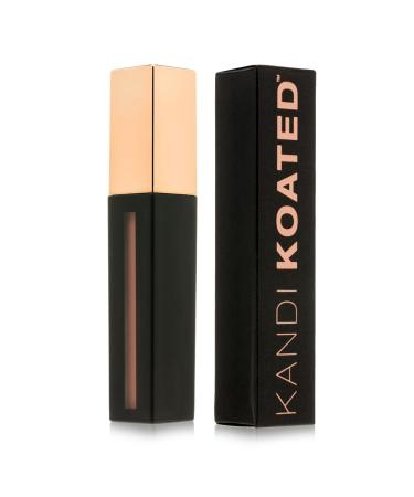 Kandi Koated Liquid Suede Lipstick Entice Me - Non-Sticky Paraben-Free Cruelty-Free | Intense Brown Nude Matte Lip Color | International Shipping Available - Buy Online on GoSupps.com