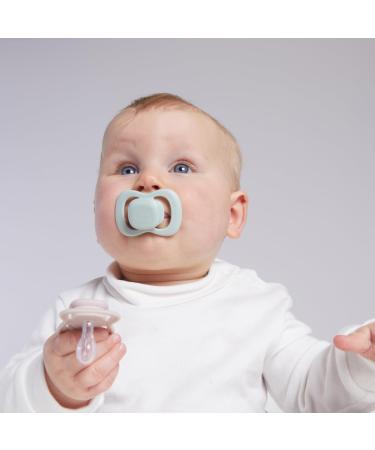 b.box Baby Pacifier Size 1 (Pack of 2) | Natural Rubber Latex | Round Teat | Clean & Safe for 0-6 Months Babies | International Shipping Available - Buy Online on GoSupps.com