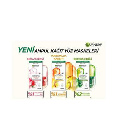 Garnier Hyaluronic Acid & Watermelon Firming Ampoule Sheet Mask 15g Hydrate & Smooth Skin | International Shipping - Buy Online on GoSupps.com
