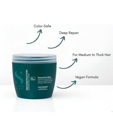 Alfaparf Milano Semi di Lino Reconstruction Reparative Mask 500ml - Buy Online on GoSupps.com