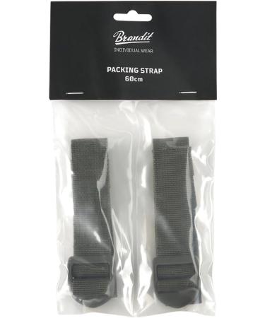 Brandit Packing Straps 2 Pack - Olive 60cm | Durable & Versatile Shipping Solutions for Travel & Outdoor - Buy Online on GoSupps.com