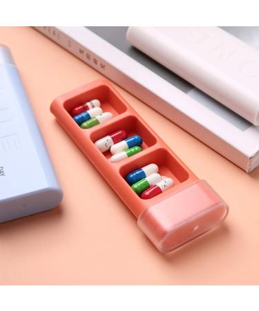 Travel Pill Organizer for Vitamins & Supplements - Waterproof 3 Times a Day - Durable Matte White Pill Box - Buy Online on GoSupps.com
