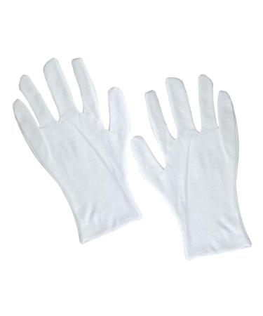 minkissy Cotton Work Gloves 12 Pairs Work Gloves Cotton Gloves Factory Gloves White Gloves Lengthen White Work Gloves - Buy Online on GoSupps.com