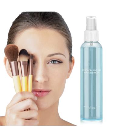 2 Pack Quick Makeup Brush Cleaner Spray - No-Wash Deep Cleaning Solution for Women - White - Buy Online on GoSupps.com