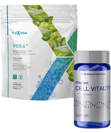 unionaren Fuxion Vera+ Herbal Mint Tea w. Natural Ingredients Aloe Vera Extract Vitamin C-Maintain a Strong Immune System Increases Resistance to Seasonal -1 Pouch of 28 Sticks - Buy Online on GoSupps.com