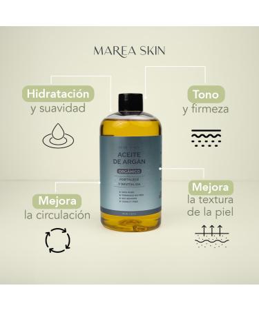 100% Pure Cold Pressed Argan Oil - Organic Hexane-Free Paraben-Free | Repair Damaged Hair & Dry Skin | Club Marea 8.44 oz - Buy Online on GoSupps.com