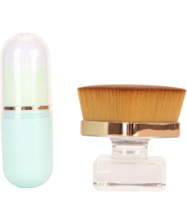 Loose Powder Foundation Brush Strong Gripping Force Transparent Base Fluffy Makeup Foundation Brush for Travel - Buy Online on GoSupps.com