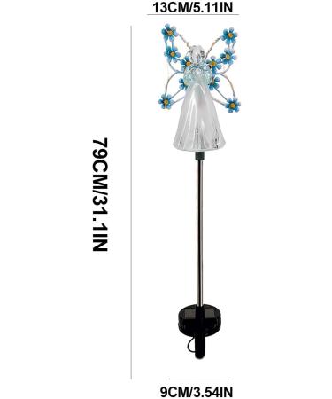 Solar Angel Lights for Cemetery - Waterproof Pray Solar Angel Lights with 7 LEDs - Fairy Garden Outdoor Solar Lights Grave Decorations for Cemetery - Buy Online on GoSupps.com