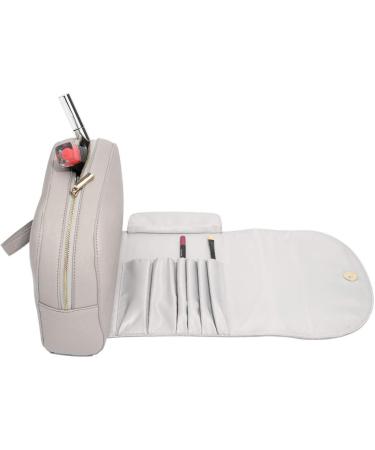 Shop Stackers Taupe Faux Leather Diaper Bag | Stylish & Durable for Moms | International Shipping Available - Buy Online on GoSupps.com