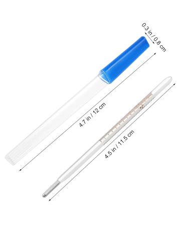 MAGICLULU Glass Oral Thermometer for Adults - Fast Reading Fever Indicator Single Scale - Accurate Armpit Temperature Measurement - Buy Online on GoSupps.com