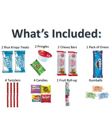 Snack Mountain Care Package (25 Count) Cookies Chewy Granola Bar Candy Chips Popcorn Variety Gift Bundle Mix College Students Holiday Assortment Basket - Buy Online on GoSupps.com