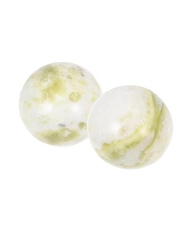Anneomas 1 set of gymnastics forearms forearm gifts Exercise gifts Hand leisure ball fitness gift massage balls from Jade Chinese gifts Stress reduction muscle ball older lantian jade