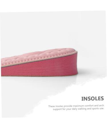 NOLITOY Heightening Shoe Inserts for Women - Sweat Absorption Insoles | Invisible Outdoor Pink Shoe Lift Insole - Buy Online on GoSupps.com