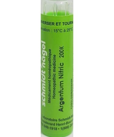 Argentum Nitricum 200K Homeopathy Medicine Schmidt-Nagel Canada (Homeodel) 90 pellets/granules