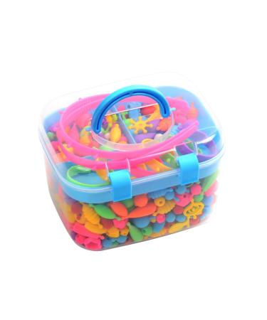 CIYODO 1 Box Jewelry Childrens Toy Pop Snap Beads Pop Beads Toys Toys Jewelry Making Kit Toys Bracelet for Rayan Toys for Little Girl Jewelry DIY Necklaces Beads