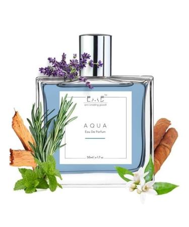 EMS Aqa EDP Perfume Spray for Men | Aromatic Fresh Spicy Accords | Strong and Long Lasting Fragrance | Luxury Gift for Him | (50ml / 1.7 Fl Oz)