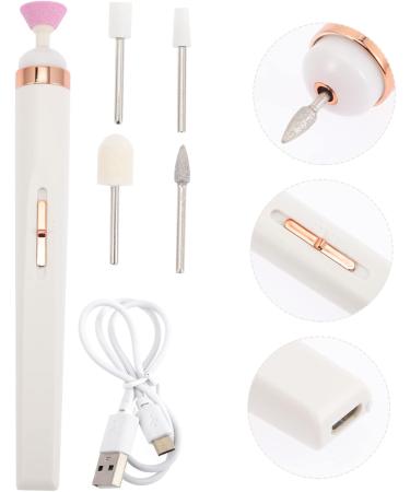FRCOLOR 2 Sets Nail Polisher Brushless Supplier Nail Drill Kit Nail Shaper Pedicure Kit Professional Electric Pedicure Kit Portable Nail Drill Pedicure Supplies White Major Plastic - Buy Online on GoSupps.com