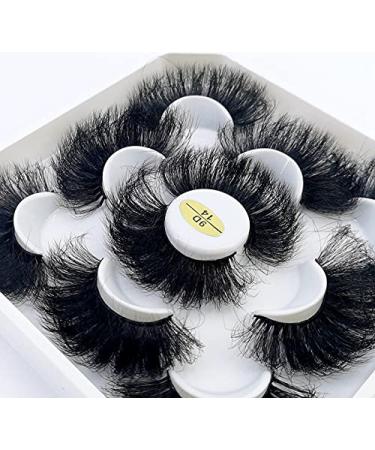 HBZGTLAD 3D Mink Lashes Bulk - 25mm Wispy Natural False Eyelashes Pack with Custom Box | Short & Wholesales (9D-14) - International Shipping Available - Buy Online on GoSupps.com