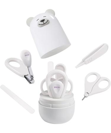 Polar White Baby Nail Clippers Set - Perfect Newborn Infant Nail Kit for New Parents - Buy Online on GoSupps.com