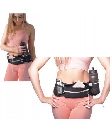 YDKW Running Belt Bag Fanny Pack for Men and Women with Foldable Water Bottle Holder(Bottles NOT Included) No Bounce Large Pocket Waterproof Waist Pack Hydration Running Phone Holder for Runners - Buy Online on GoSupps.com