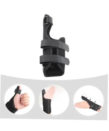 Yardwe Thumb Protector & Stabilizer Sleeve for Carpal Tunnel - Aluminum Shield Support for Hand & Thumb (24x9.5x1cm) - Black - Buy Online on GoSupps.com