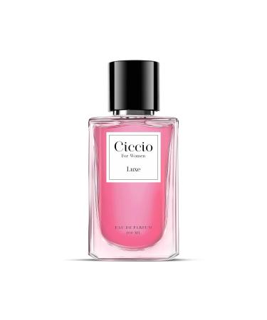Cicc.io Luxury Luxe Eau De Perfume for Women with Bergamot Lemon Rose Vanilla and Amber|Premium Long Lasting Luxury Fragrance Scent|Perfect Perfume for Summer 100ml