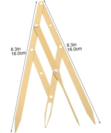 Didiseaon 1pc Second Generation Scale Printable Eyebrow Stencils Metal Stencils Makeup Tools Metal Eyebrow Ruler Diy Eyebrow Ruler Metal Dies Stainless Steel Eyebrow Pencil Make up 25x5x0.6cm Golden - Buy Online on GoSupps.com