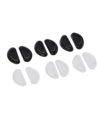 10 Pairs Self-Adhesive D Shape Silicone Nose Pads for Glasses - Non-Slip & Soft | International Shipping Available - Buy Online on GoSupps.com