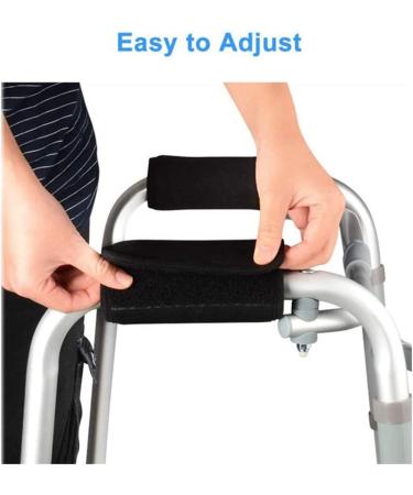 Hoadoek 2Pcs Wheelchair Armrest Pads Velvet Wheelchair Armrest Covers Non Slip Arm Rest Cover Cushion Pad for Wheelchairs - Buy Online on GoSupps.com