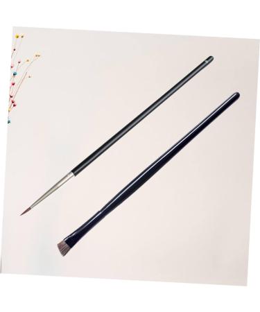 NOLITOY 2pcs Wooden Women Tool Eyeshadow Handle Cosmetics for Makeup Long Eyeliner Applicator - Buy Online on GoSupps.com