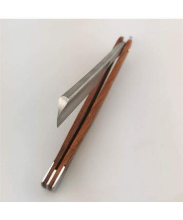 Beaupretty Wooden Handle Straight Razor - Professional Safety Folding Barber Razor for Precision Shaving - Buy Online on GoSupps.com