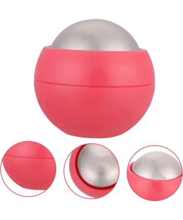 Coolhiya Handheld Massage Ball - Portable Ice Roller for Relaxation | 6.5x6.5 cm Pink Massage Device for Home Use - Buy Online on GoSupps.com
