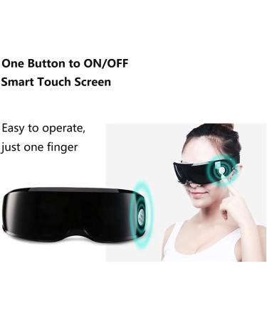 Abhi Electrical Eye Massage Device | 3D Touch Screen Eye Mask with 9 Vibration Modes | Magnetic Induction Dark Circle Treatment - Buy Online on GoSupps.com