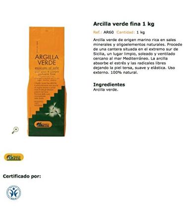 Argital Sun-Dried Green Clay for External Use - NCM F166 (1 Pack) | Premium Natural Skin Care - Buy Online on GoSupps.com