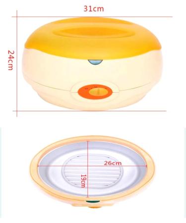 Chauffe paraffine Bain de paraffine Chauffage tr s rapide Chauffage de paraffine pour mains et pieds (orange-sole) - Buy Online on GoSupps.com