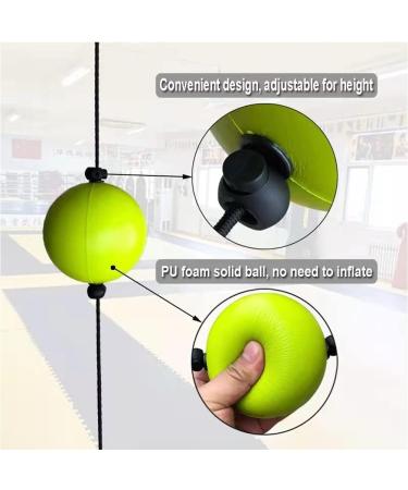 PCUORLEORS Double End Punching Ball Set for Boxing Reflex Training | Includes Pump and Headband for Gym MMA Sports | Ideal for Adults, Kids, Men, Women - Buy Online on GoSupps.com
