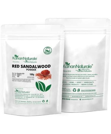 ORGANIZE Ayurvedic Natural Red Sandalwood Powder Raktha Chandan 100Gm - Buy Online on GoSupps.com
