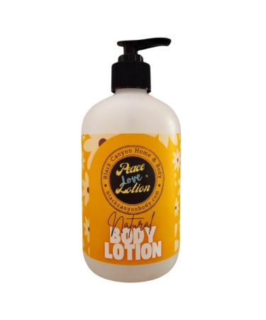Peace Love + Lotion Coffee Beans Scented Natural Body Lotion 12 Oz